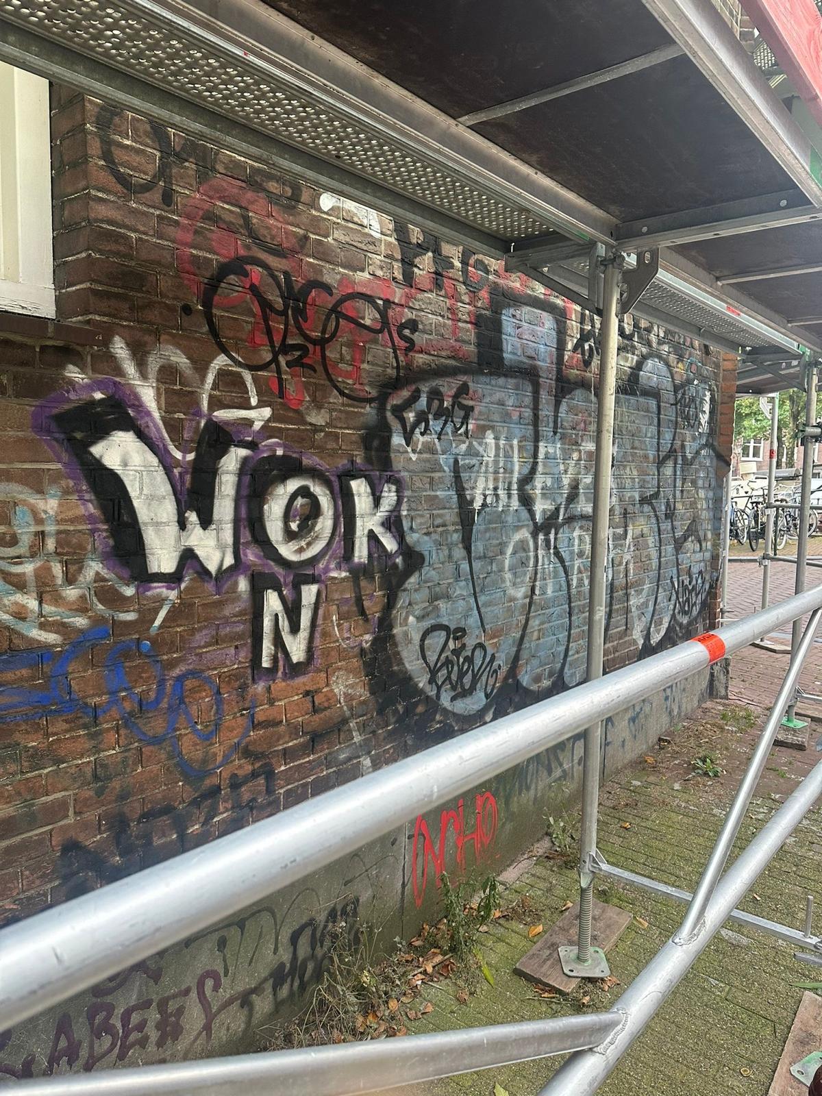 Graffiti verwijdering - Voor
